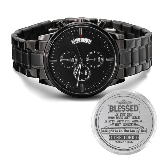 Men's Watch, Blessed is the One, Psalm 1:1-3 NIV